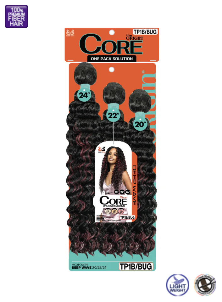 Bobbi Boss Miss Origin Core 3pc Deep Wave 20/22/24" Weaving - Image 2