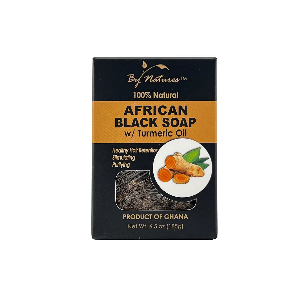 By Natures African Black Soap Turmeric Oil 6.5 oz