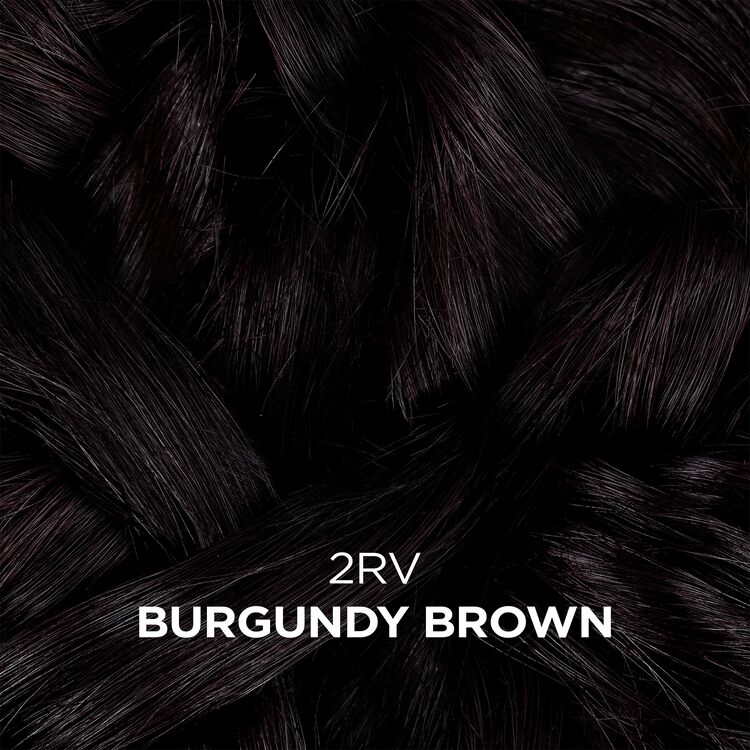 Clairol Beautiful Collections Advanced Gray 2RV Burgundy Brown - Image 2