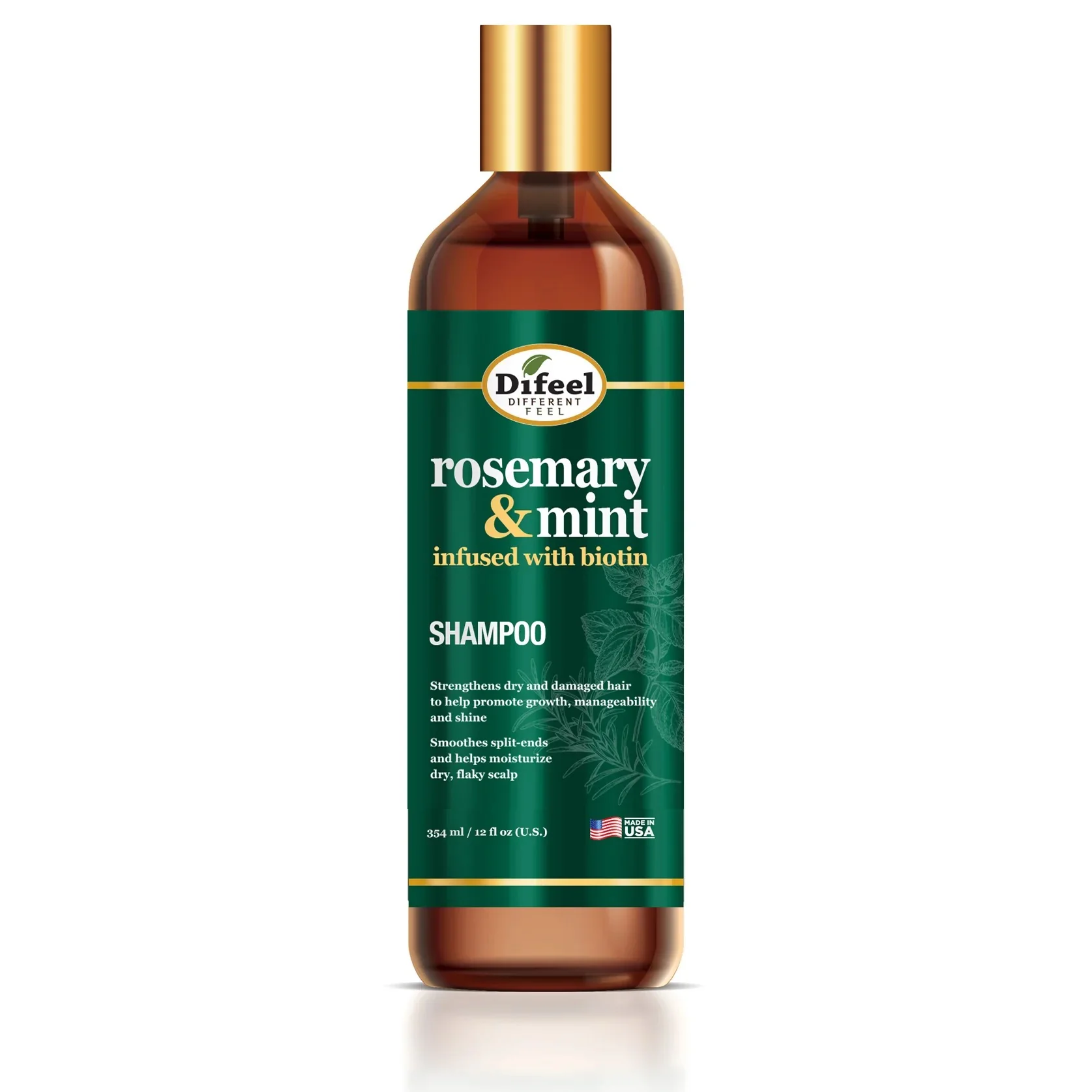 Difeel Rosemary Mint Shampoo 12 oz