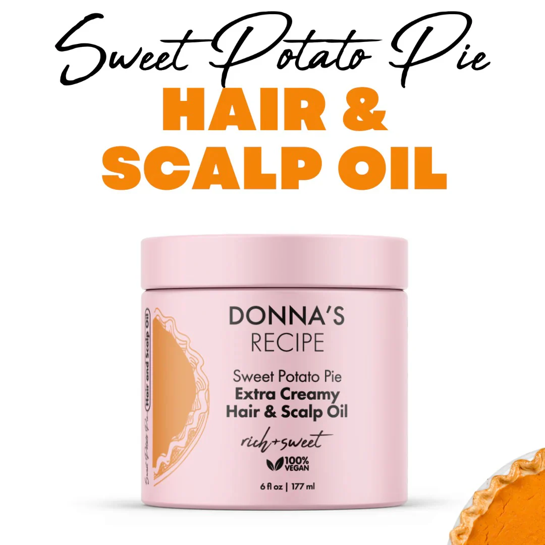Donna's Recipe Hair & Scalp Oil - Sweet Potato Pie Extra Creamy 6 oz - Image 3
