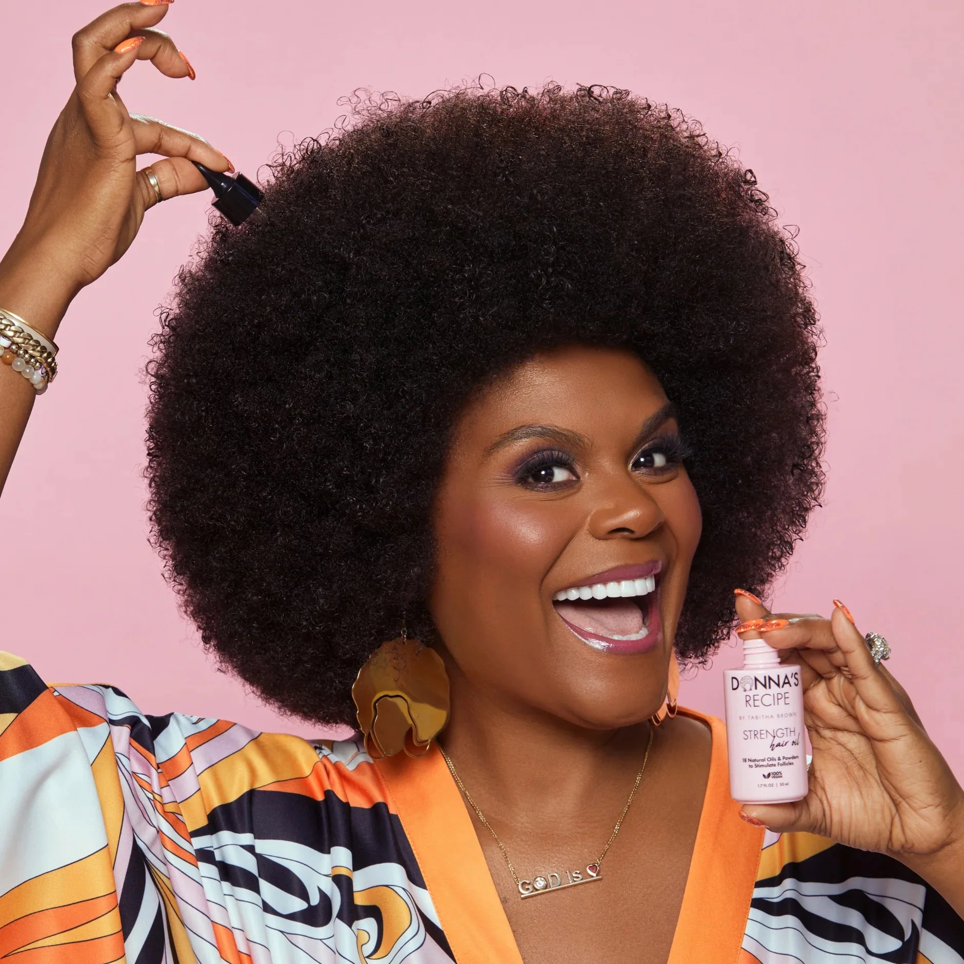 Donna's Recipe Strength Hair Oil 1.7 oz - Image 3