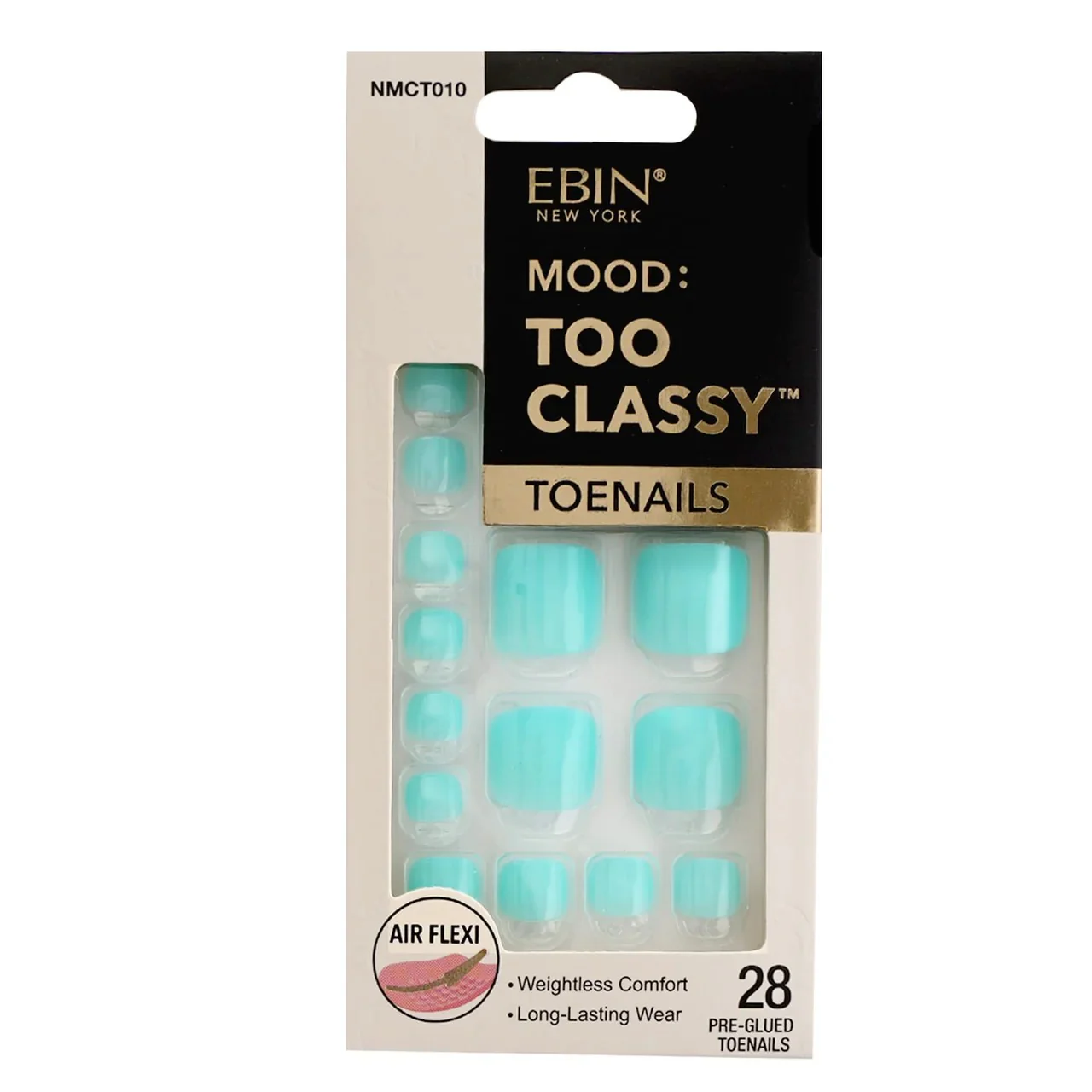 EBIN Too Classy Toenails - Mint