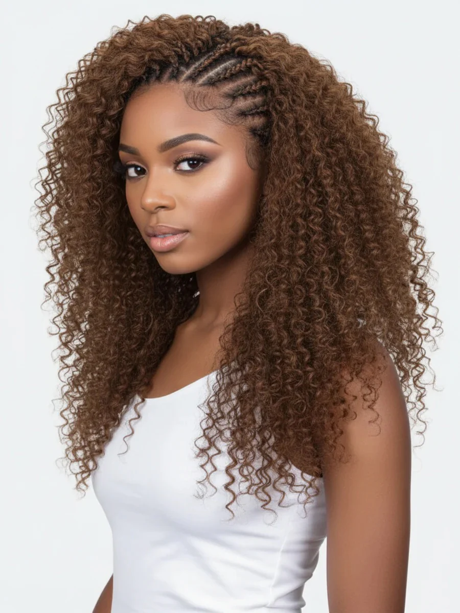 EVE Cleopatra French Jerry Curl Bulk Human Hair - Image 2