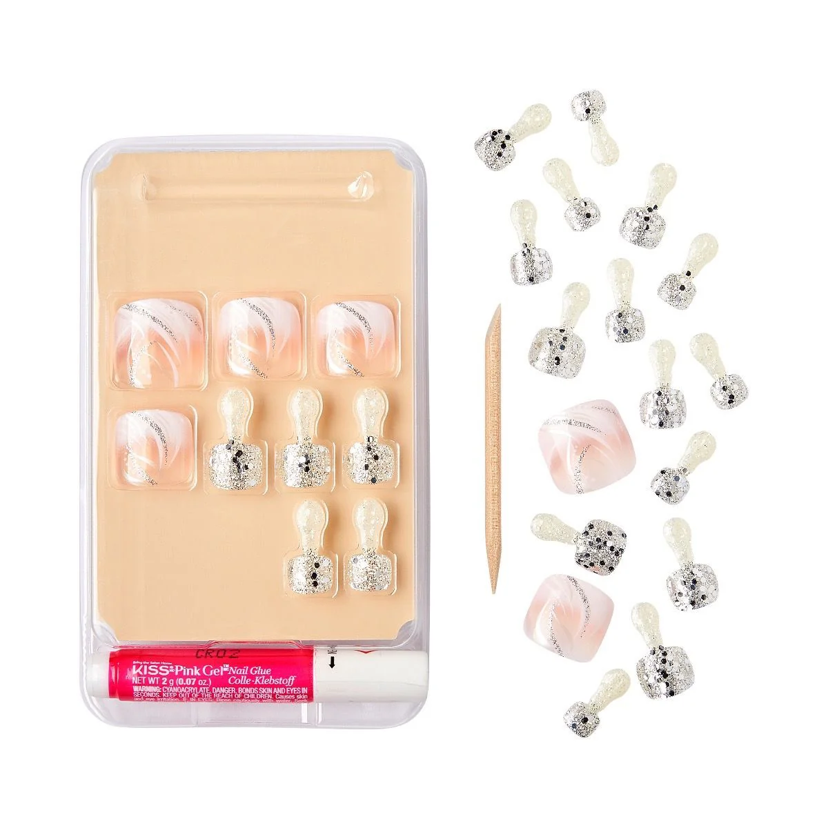 Gold Finger Trendy Toenails - Perfect Match - Image 2