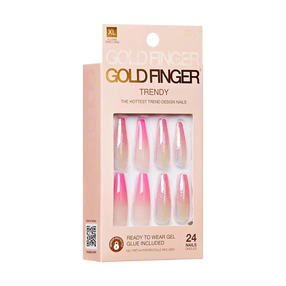 Gold Finger Trendy Nail - Make A Wish - Image 4