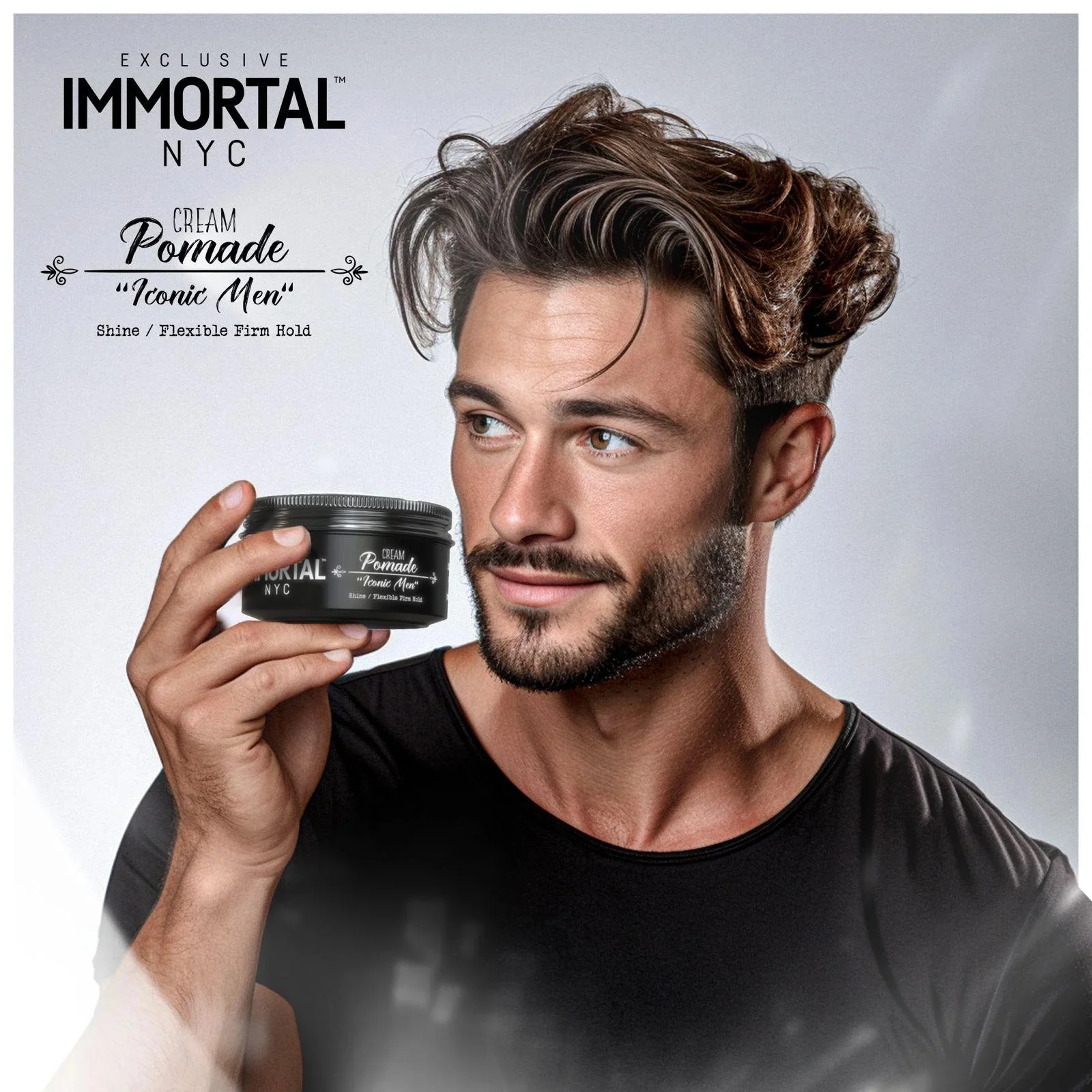 Immortal Cream Pomade "Iconic Man" 5.07 oz - Image 7
