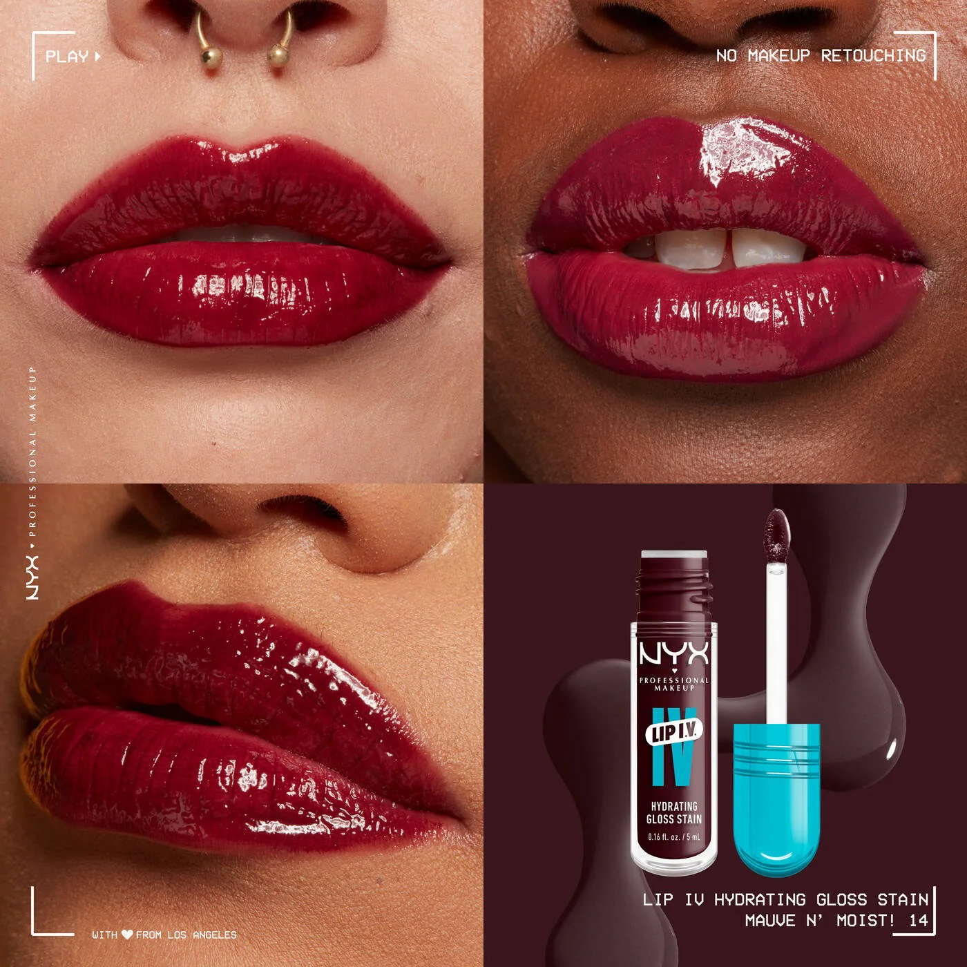 NYX Lip I.V. Hydrating Lip Gloss Stain - Image 35