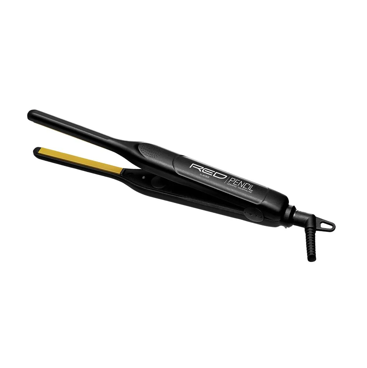 Red Ceramic Tourmaline Pencil Flat Iron 3/10" - Image 2