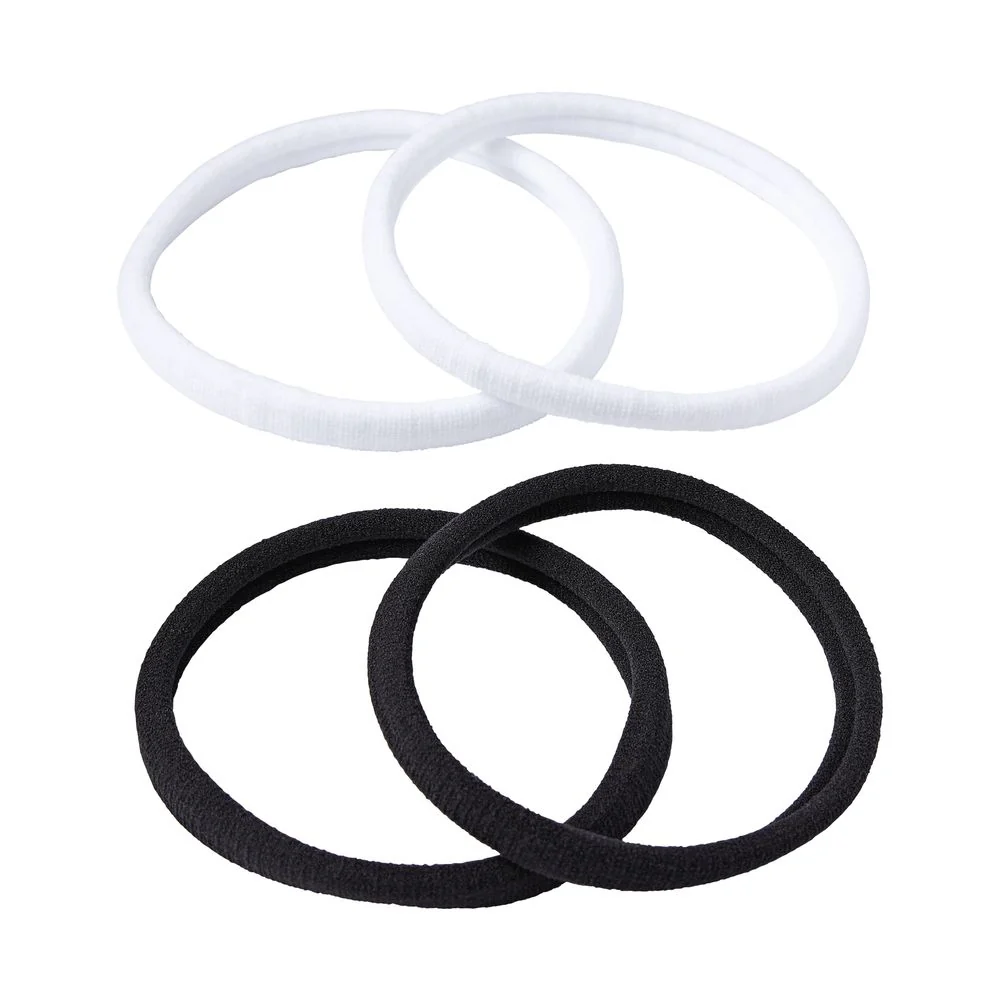 RED Ponytail Holder Large 4pcs - Image 4