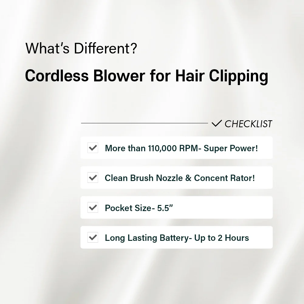 RED Pro Jet King Cordless Blower For Hair Clippings - Image 2