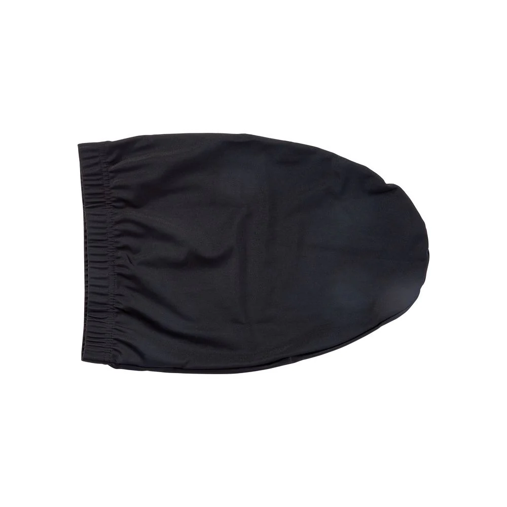 RED Silky Spandex Loc Cap Jumbo Black - Image 3