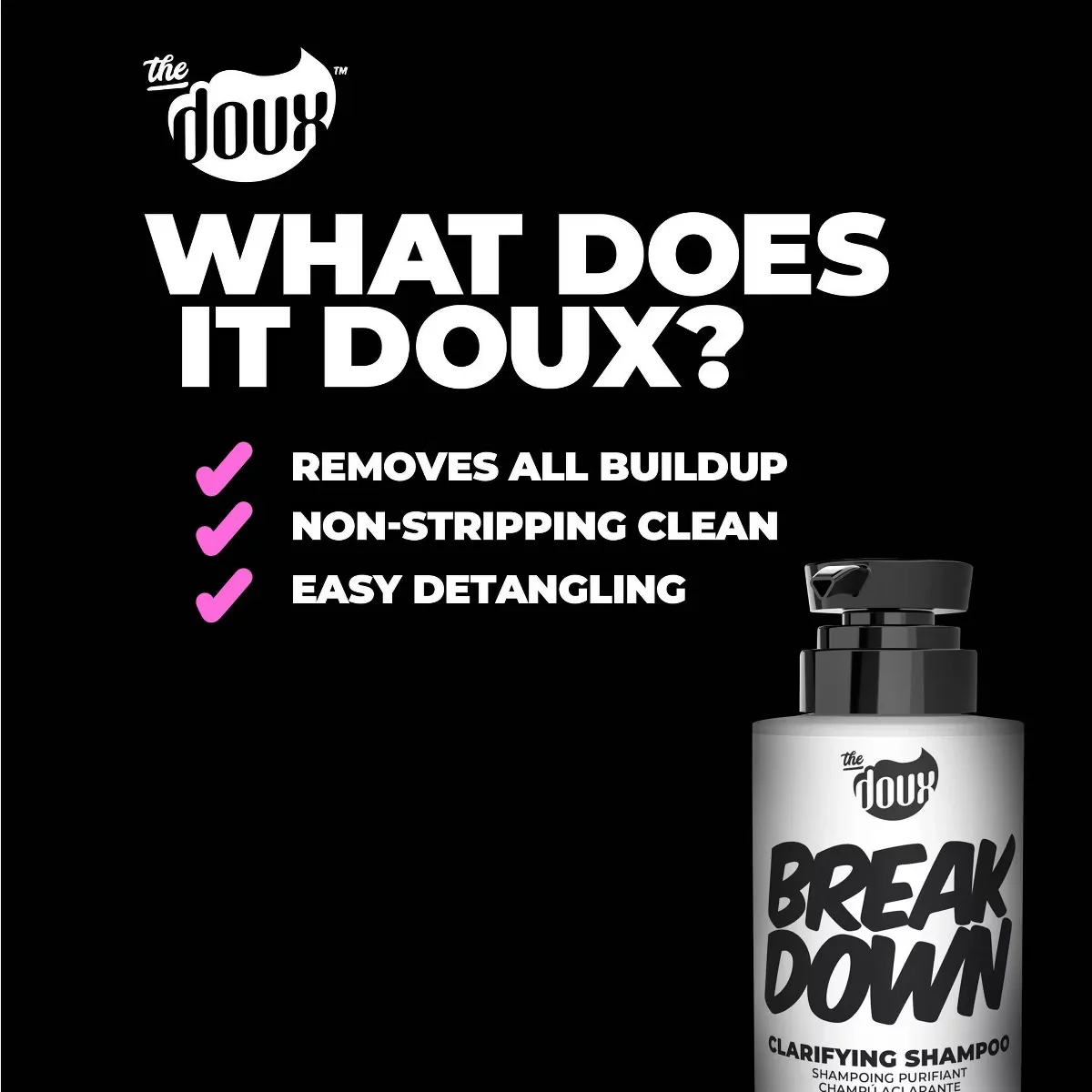 The Doux Break Down Clarifying Shampoo 12 oz - Image 2