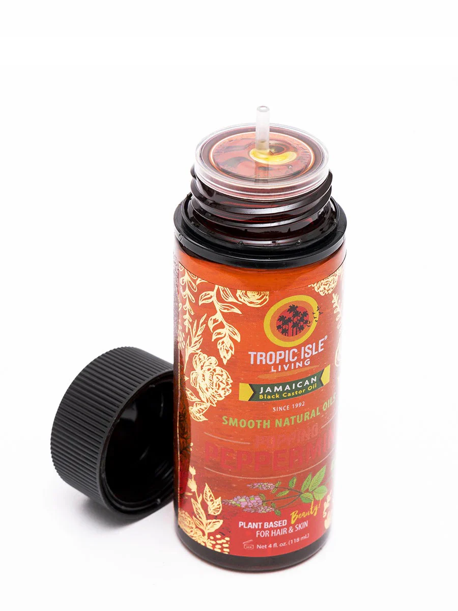 Tropic Isle Smooth Natural Oils 4oz - Popping Peppermint Oil - Image 2